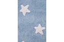 Alfombra Lavable Stars Azul-Blanco