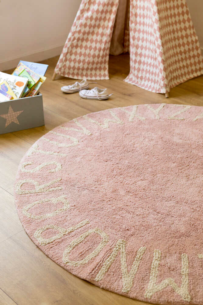 Alfombra Lavable ABC Vintage Nude-Natural