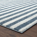 Alfombra Ashwin Blue Stripes