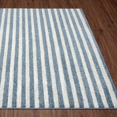 Alfombra Ashwin Blue Stripes