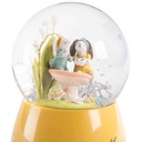 Musical Snow Globe - Trois Petits Lapins