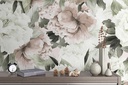 Wallpaper Mural - Dutch Pink Peony Floral