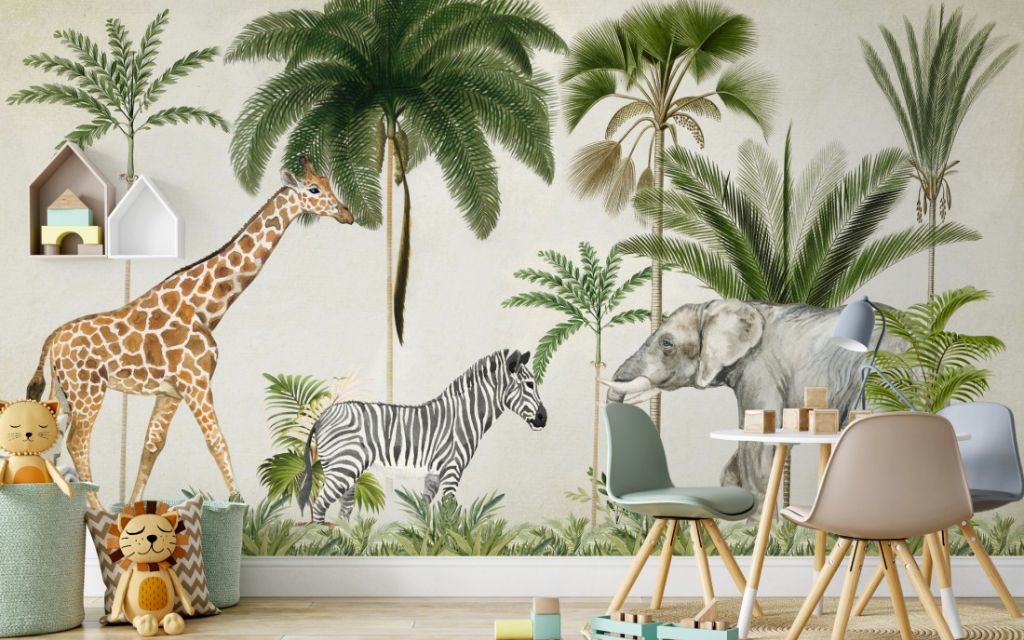 Papel Tapiz  - Safari Palms (M2)