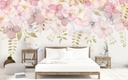 Papel Tapiz - Arte Floral Hortensias Rosa (M2)