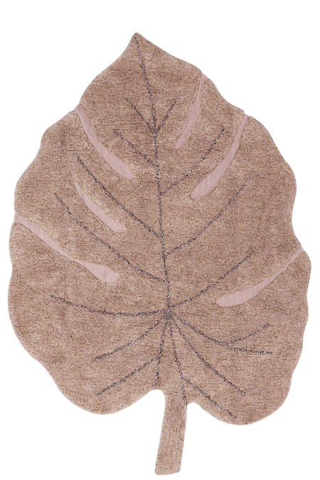 Alfombra Lavable Monstera Vintage Nude