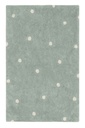 Alfombra Lavable Mini Dot Blue Sage