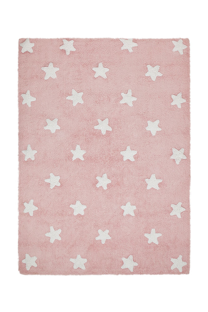 Alfombra Lavable Stars Rosa