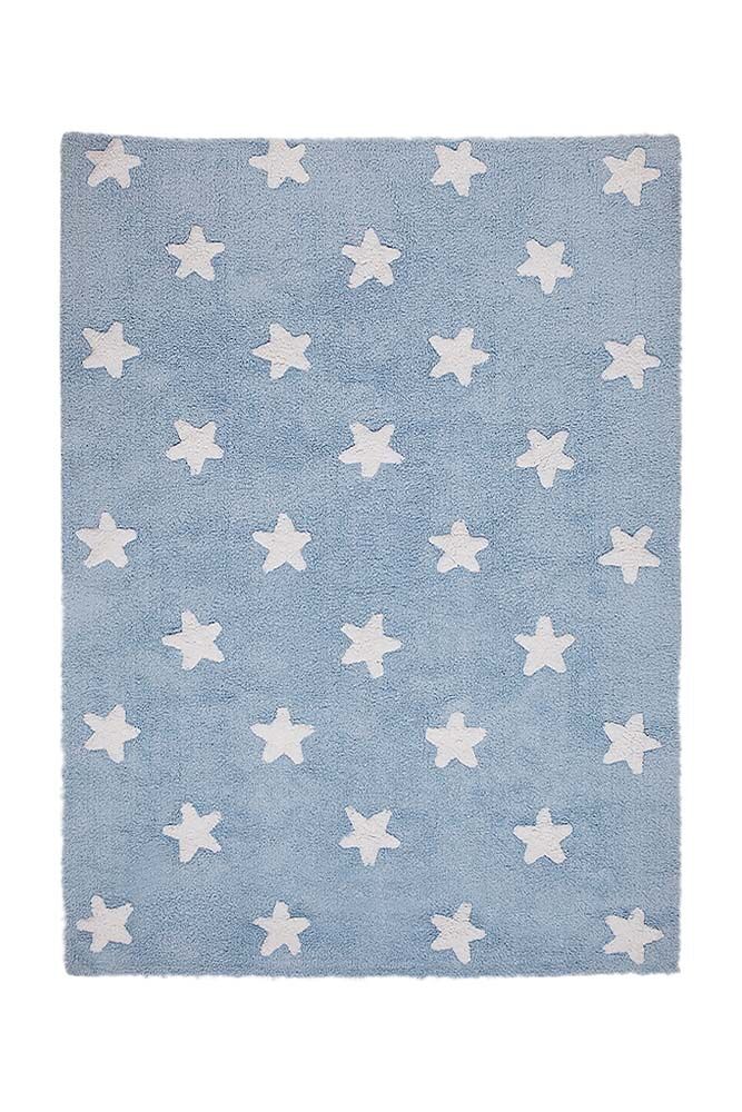 Alfombra Lavable Stars Azul