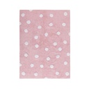 Alfombra Lavable Polka Dots Rosa