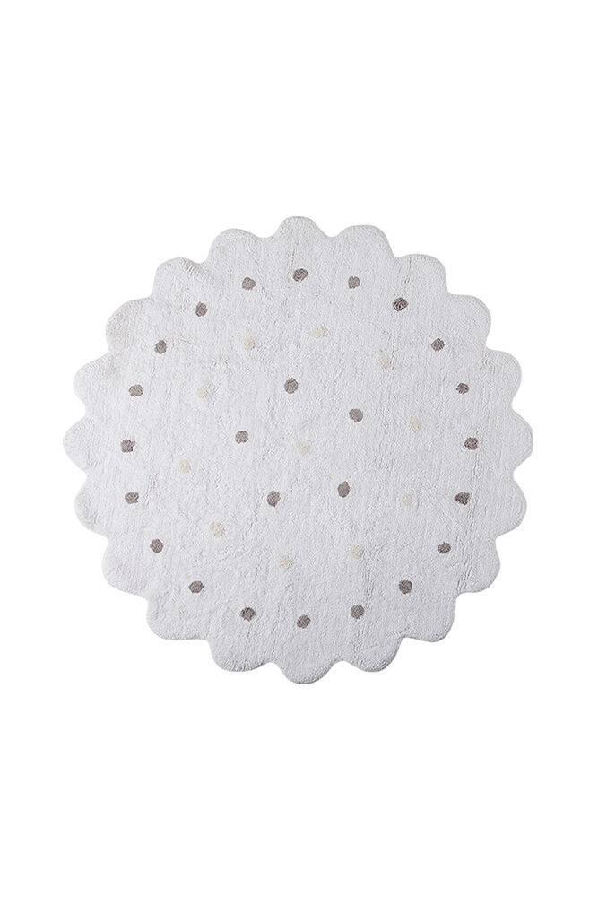 Alfombra Lavable Little Biscuit Blanco