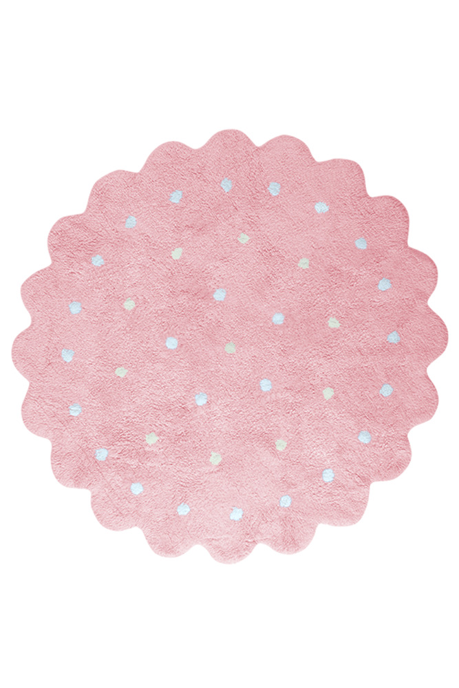 Alfombra Lavable Little Biscuit Rosa