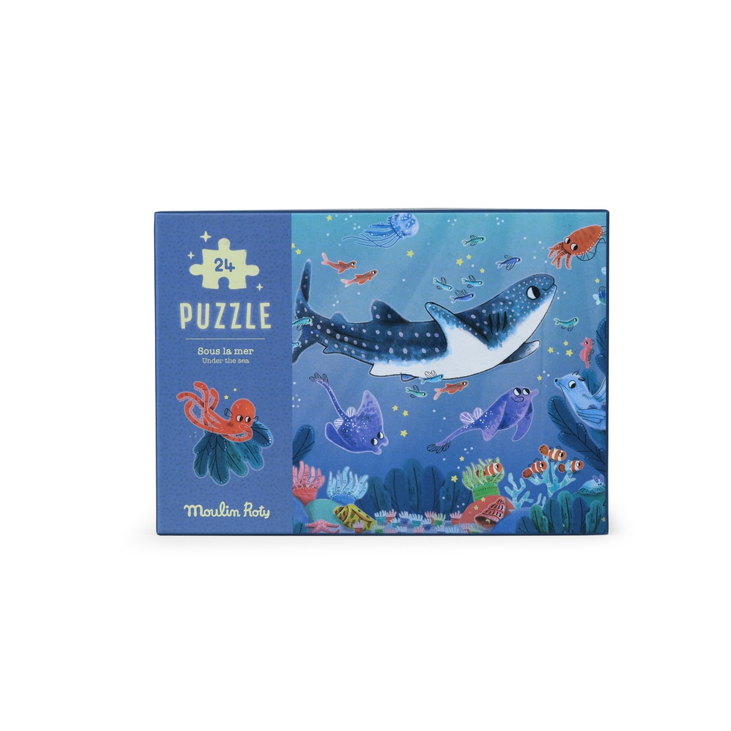 Glow-in-the-Dark Puzzle Under the Sea Les Aventures de Paulie