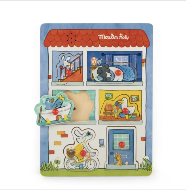 Wooden Sound Puzzle - Puce &amp; Pilou