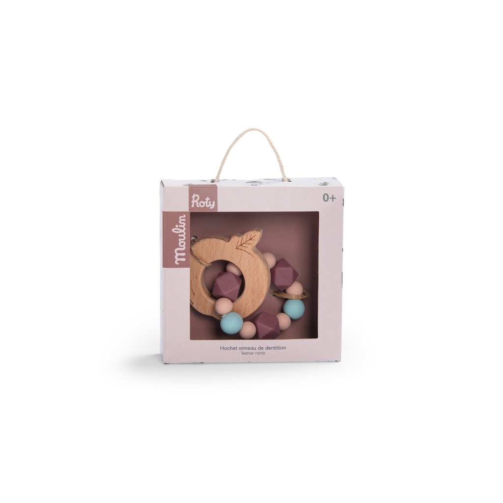 Apple Teething Ring Rattle - Après la Pluie