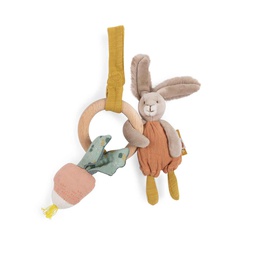 [MR-678009] Wooden Rabbit Ring Rattle - Trois Petits Lapins