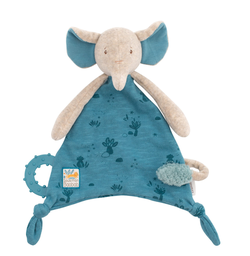 [MR-669016] Elephant Doudou with Soother Holder - Sous mon Baobab
