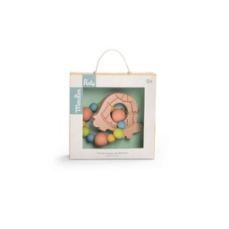 [MR-678374] Turtle Teething Ring Rattle - Trois Petits Lapins