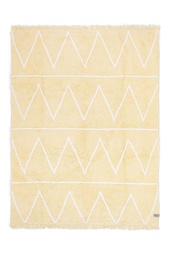 [P-1126] Alfombra Lavable Hippy Amarillo